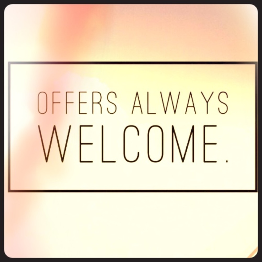 I LOVE ACCEPTING OFFERS